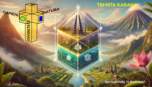 CRUCE DUBLA 3D - model TRI HITA KARANA - ROMANA